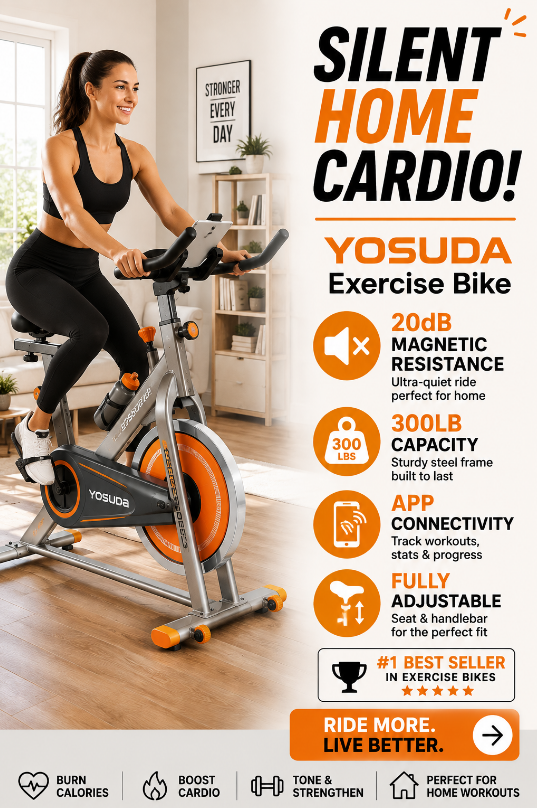 Transform Your Indoor Cardio with the YOSUDA Magnetic Exercise Bike: Review & Features